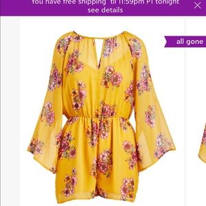 Gorgeous Yellow Romper Great for Spring